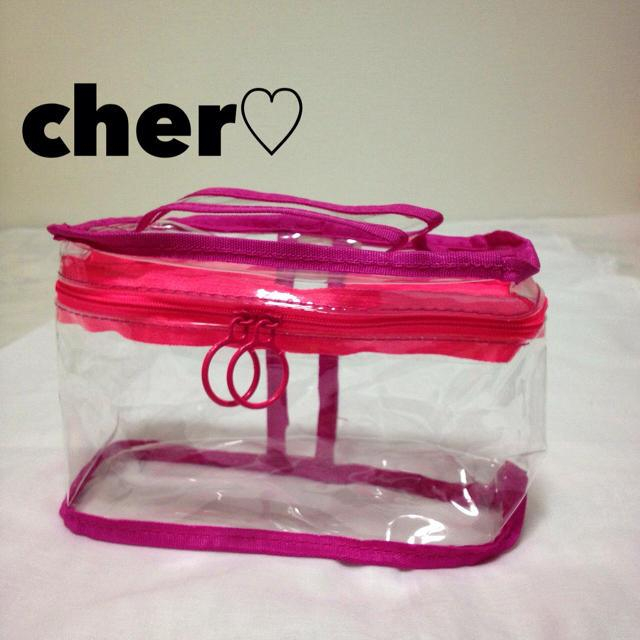 Cher(シェル)のChre♡クリアポーチ レディースのファッション小物(ポーチ)の商品写真