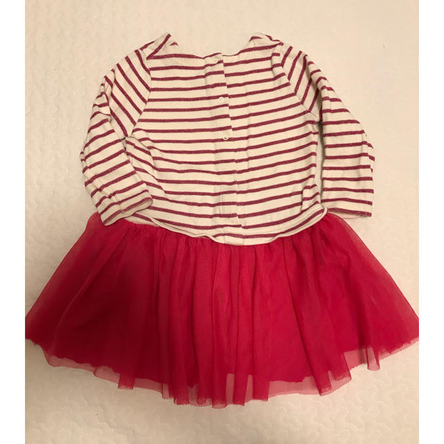 PETIT BATEAU(プチバトー)のプチバトーワンピース18m キッズ/ベビー/マタニティのベビー服(~85cm)(ワンピース)の商品写真