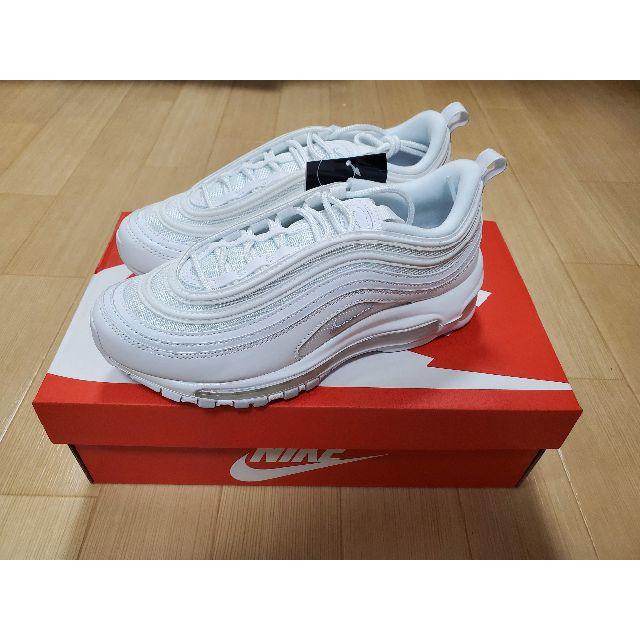 靴/シューズ新品 ナイキ　エアマックス 97 AIRMAX ホワイト NIKE 23.5