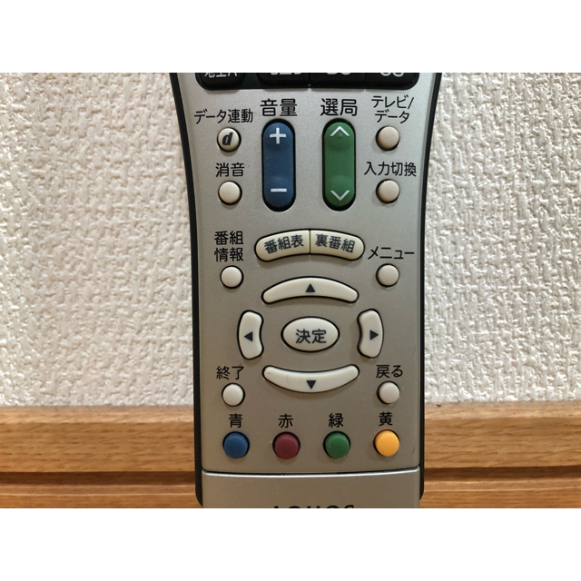 SHARP(シャープ)のSHARP AQUOS  テレビリモコン GA716WJSA 中古 スマホ/家電/カメラのテレビ/映像機器(その他)の商品写真