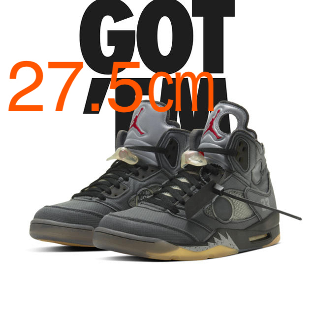 NIKE air jordan5THE off white エアジョーダン5