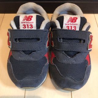 ニューバランス(New Balance)のニューバランス 313 スニーカー　13.5   ネイビー×赤(スニーカー)