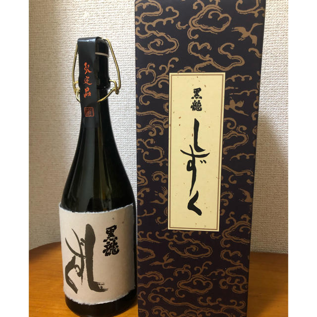 黒龍酒造　しずく　720ml 四合瓶　限定酒