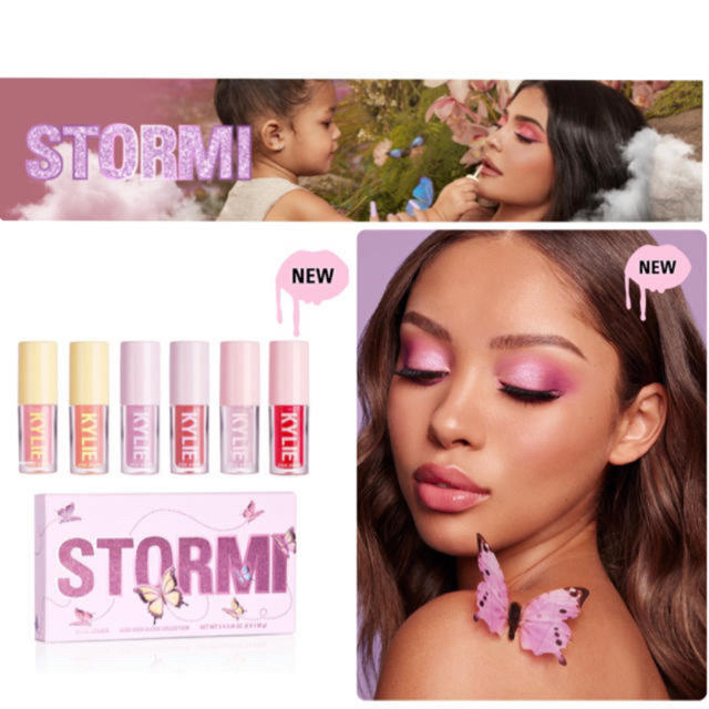 Kylie Cosmetics(カイリーコスメティックス)の❗️お値下げ❗️カイリーコスメティックス　STORMI リップグロスセット コスメ/美容のベースメイク/化粧品(リップグロス)の商品写真