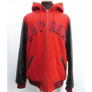 シュプリーム(Supreme)のSupreme / 12aw "Hooded Varsity Jacket" (スタジャン)