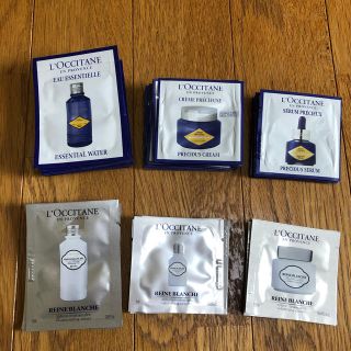 ロクシタン(L'OCCITANE)のロクシタン　化粧水　フェイスクリーム　サンプル(サンプル/トライアルキット)