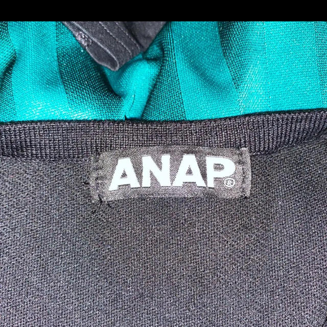 ANAP(アナップ)のANAP 白黒カットソー　ドルマンニット レディースのトップス(カットソー(長袖/七分))の商品写真