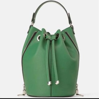 ザラ(ZARA)の新品未使用☆ZARAザラ緑グリーンショルダーチェーンバッグBAG(ショルダーバッグ)