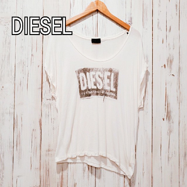 DIESEL(ディーゼル)のDIESEL*ボックスロゴTシャツ*送料込 レディースのトップス(Tシャツ(半袖/袖なし))の商品写真