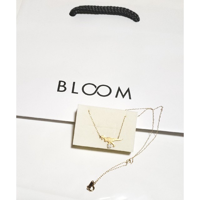 BLOOM(ブルーム)のBLOOM ブルーム 【ドラマ着用】美品 K10 ティラノサウルス ネックレス レディースのアクセサリー(ネックレス)の商品写真