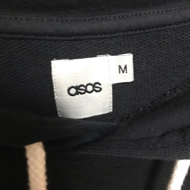 asos(エイソス)のasos プルオーバーパーカー ロング丈 レイヤード メンズのトップス(パーカー)の商品写真