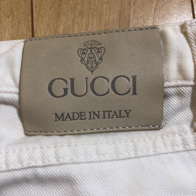爆売り！ Gucci - GUCCI デニム ホワイト デニム/ジーンズ