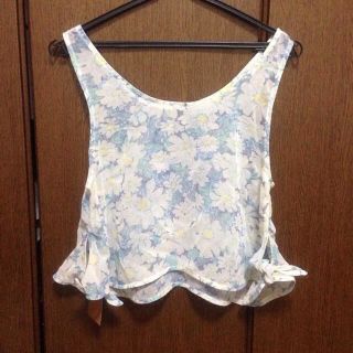 ダズリン(dazzlin)の値下げ！dazzlin♡フラワーシフォン(タンクトップ)
