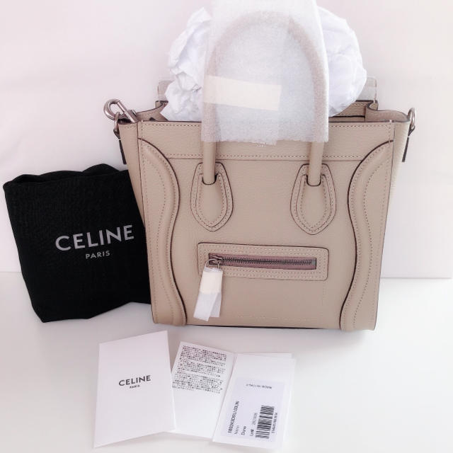 celine - 2020SS CELINE セリーヌ ラゲージ ナノサイズ グレインドカーフの通販 by 正規品本物のみ｜セリーヌならラクマ