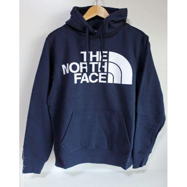 THE NORTH FACE(ザノースフェイス)の★ US ノースフェイス ジャンボロゴ パーカー メンズS ネイビー メンズのトップス(パーカー)の商品写真