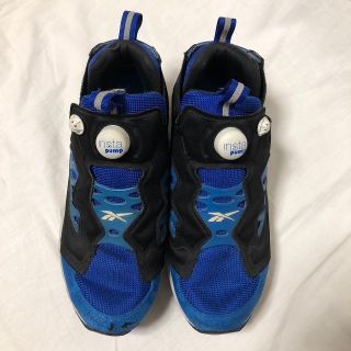 リーボック(Reebok)のリーボック インスタポンプフューリー ローカットスニーカー ブルー V69398(スニーカー)