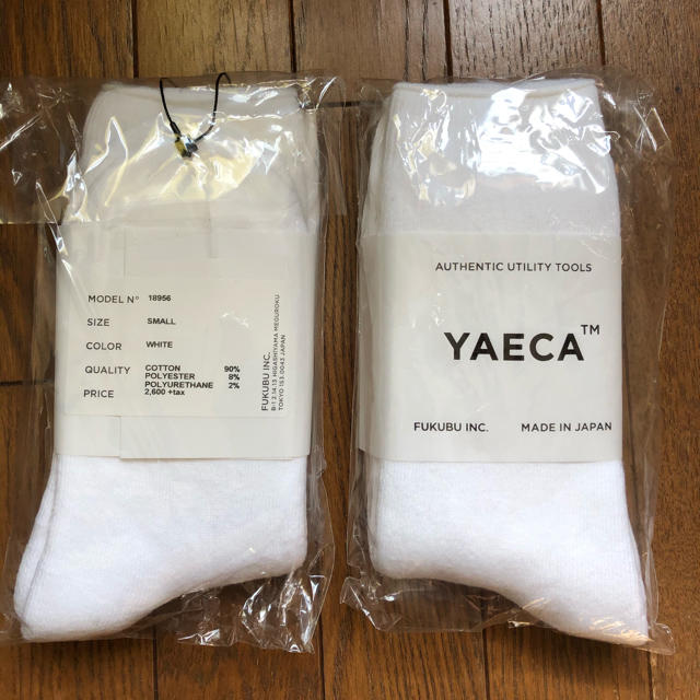 YAECA(ヤエカ)の新品未使用　ヤエカ　コットンソックス　22〜24cm 2足セット レディースのレッグウェア(ソックス)の商品写真