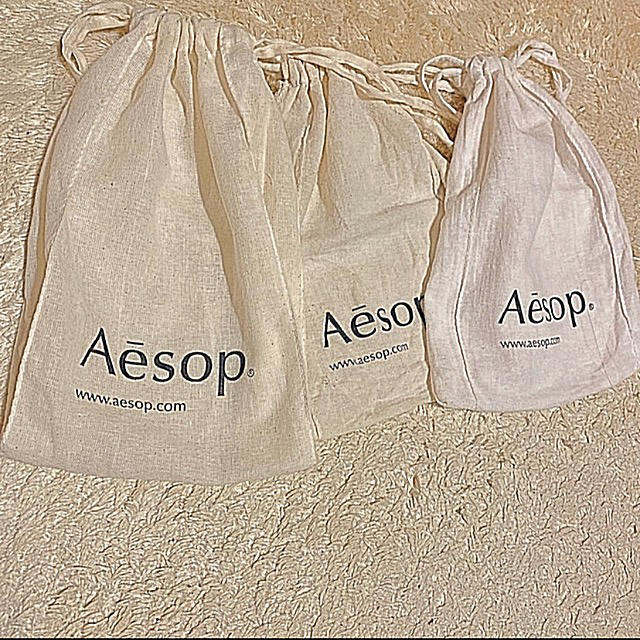 Aesop(イソップ)のAesop ミニサイズ巾着　1枚 レディースのバッグ(ショップ袋)の商品写真