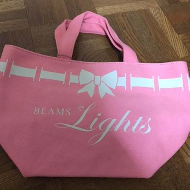 BEAMS(ビームス)の★BEAMS LIGHTS ビームス ライツ ランチバッグ トートバック ピンク レディースのバッグ(トートバッグ)の商品写真