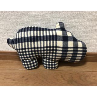 ムジルシリョウヒン(MUJI (無印良品))の無印良品　オーガニックコットン　アニマルクッション(クッションカバー)