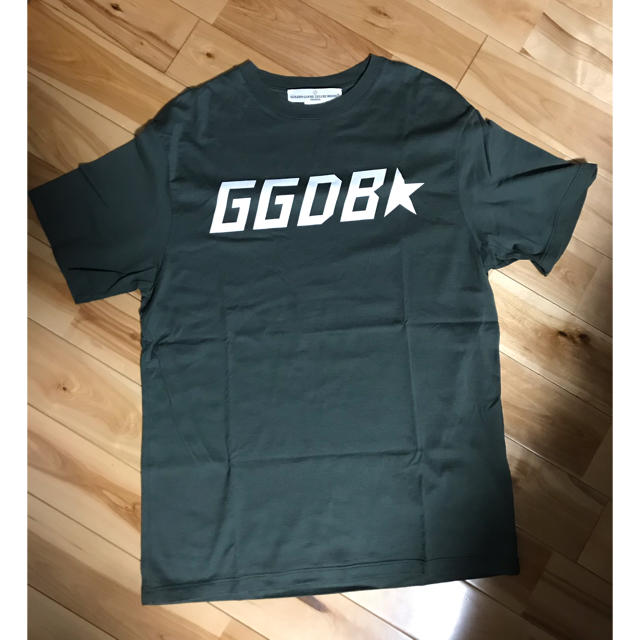 GOLDEN GOOSE(ゴールデングース)のゴールデングース　ロゴTシャツ　カーキ レディースのトップス(Tシャツ(半袖/袖なし))の商品写真