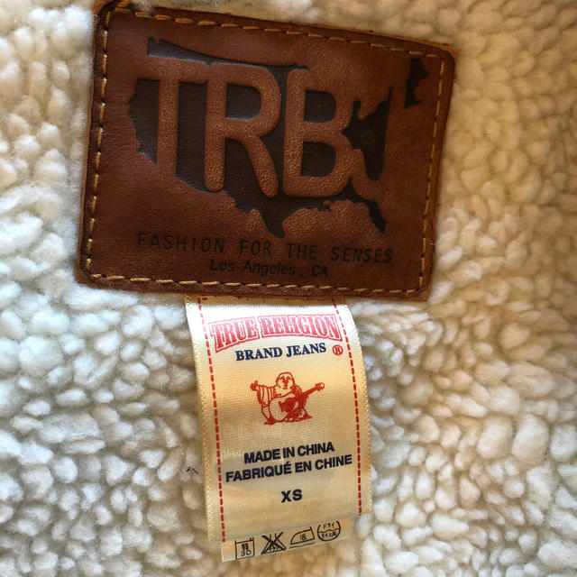 True Religion(トゥルーレリジョン)のトゥルーレリジョンデニムボアジャケット キッズ/ベビー/マタニティのキッズ服男の子用(90cm~)(ジャケット/上着)の商品写真