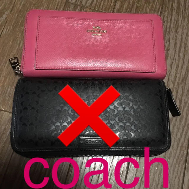 COACH(コーチ)のcoach長財布  ピンク  レディースのファッション小物(財布)の商品写真