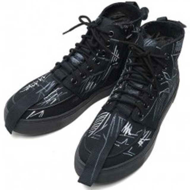 Yohji Yamamoto(ヨウジヤマモト)のYohji Yamamoto・ヨウジヤマモト ハイトップモカスニーカー メンズの靴/シューズ(スニーカー)の商品写真