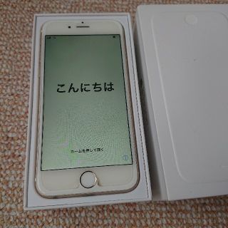 アイフォーン(iPhone)のiPhone6 16GB gold au(スマートフォン本体)