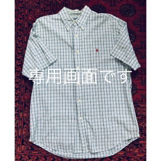 ラルフローレン(Ralph Lauren)のラルフローレン 半袖シャツ M(日本のLサイズ)(シャツ)