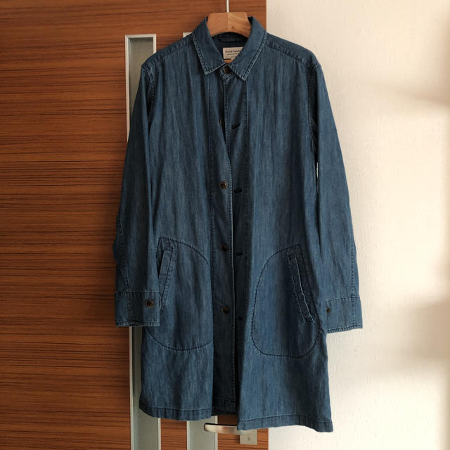 ステンカラーコートMANUAL ALPHABET　6oz DENIM SHIRTS COAT