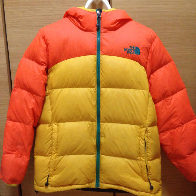 THE NORTH FACE(ザノースフェイス)のノースフェイス☆ダウン☆150 キッズ/ベビー/マタニティのキッズ服女の子用(90cm~)(コート)の商品写真