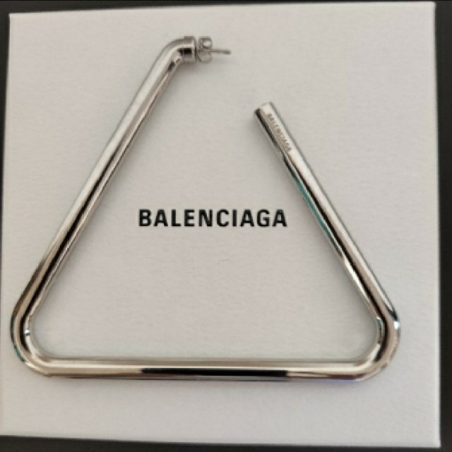 レディースBalenciaga Triangle hoop single earring