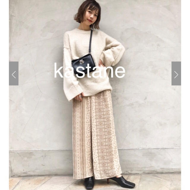 Kastane(カスタネ)のラスト♡今季完売♡カスタネ♡パネル柄パンツ レディースのパンツ(カジュアルパンツ)の商品写真