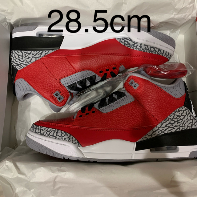 NIKE AIR JORDAN 3 "RETRO U / RED CEMENT"