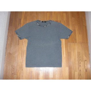 バーバリーブラックレーベル(BURBERRY BLACK LABEL)の中古　ブラックレーベル　半袖Ｔシャツ　グレー　２(Tシャツ/カットソー(半袖/袖なし))