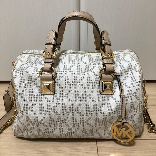 Michael Kors マイケルコース JET SET 32F1GJ6C7B 斜め掛け ショルダーバッグ VANILLA ホワイト系 レディース