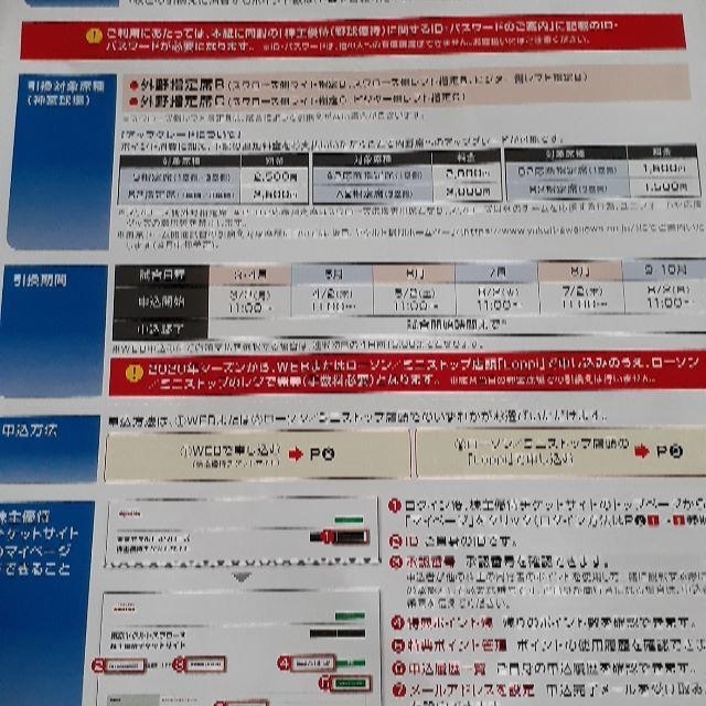【12P】ヤクルト株主優待　2020 チケットのスポーツ(野球)の商品写真