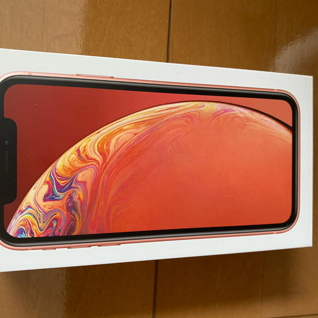 スマートフォン/携帯電話iphone XR 128GB coral simフリー　送料無料　新品未使用