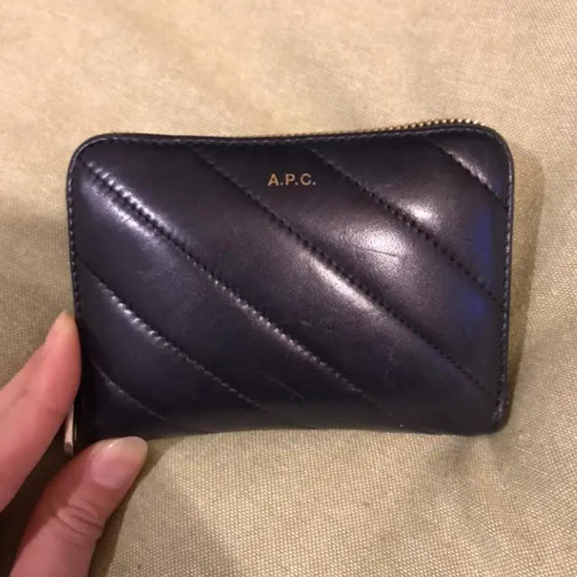 A.P.C(アーペーセー)の専用 apc ミニ財布 ネイビー レディースのファッション小物(財布)の商品写真