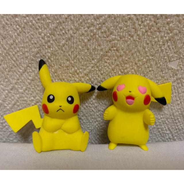 ポケモン(ポケモン)のポケモン ピカチュウ フィギュア 2匹セット② エンタメ/ホビーのフィギュア(ゲームキャラクター)の商品写真