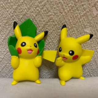 ポケモン(ポケモン)のポケモン ピカチュウ フィギュア 2匹セット③(ゲームキャラクター)