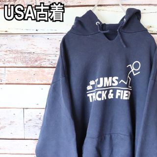 USA 古着 パーカー スウェット L(パーカー)