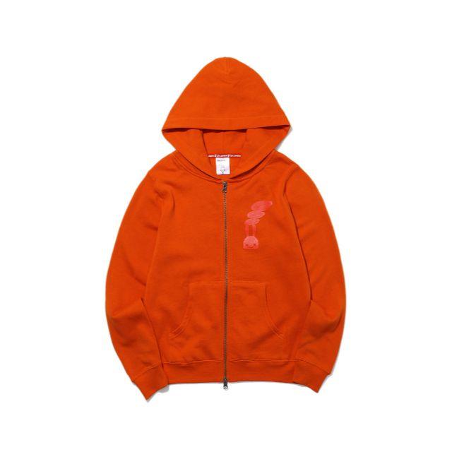 CUNE(キューン)の新品! CUNE ジップパーカーZIP PARKA 煙突(オレンジ)L メンズのトップス(パーカー)の商品写真