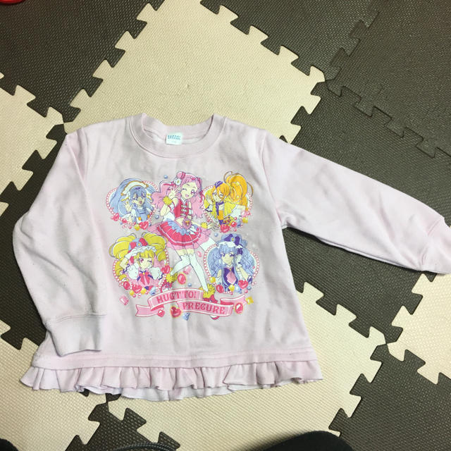 BANDAI(バンダイ)のハグっとプリキュア　トレーナー キッズ/ベビー/マタニティのキッズ服女の子用(90cm~)(Tシャツ/カットソー)の商品写真