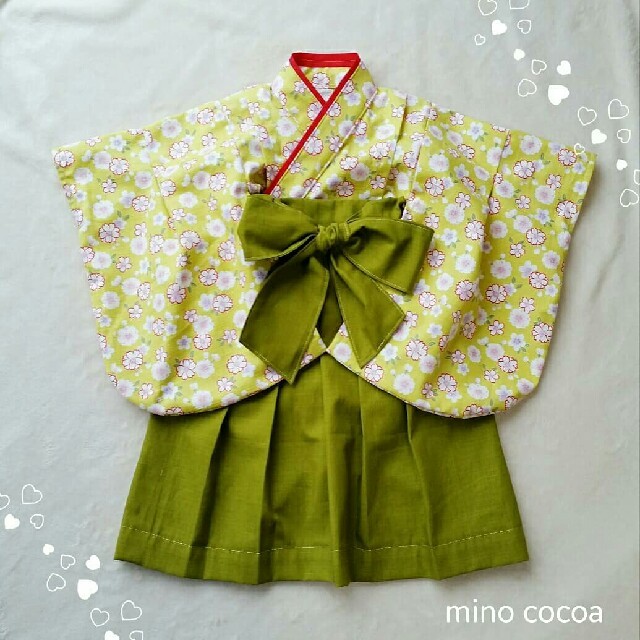 handmade baby HAKAMA 80-90cm