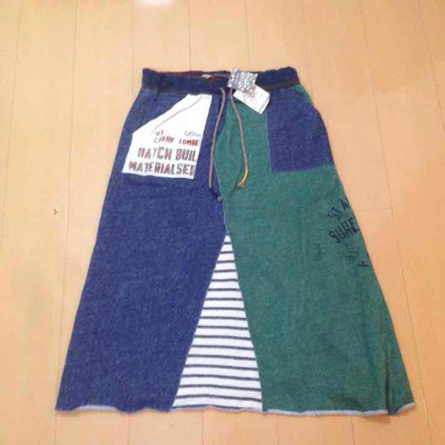 CUBE SUGAR(キューブシュガー)の新品☆ライムインク スカート レディースのスカート(ロングスカート)の商品写真