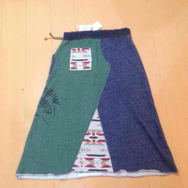 CUBE SUGAR(キューブシュガー)の新品☆ライムインク スカート レディースのスカート(ロングスカート)の商品写真