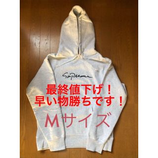 シュプリーム(Supreme)のSupreme Classic パーカーアッシュグレーＭ(パーカー)