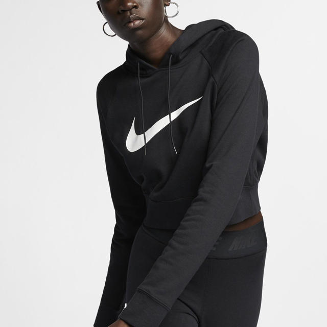 NIKE(ナイキ)の【新品】NIKE Cropped French Terry Hoodie レディースのトップス(パーカー)の商品写真